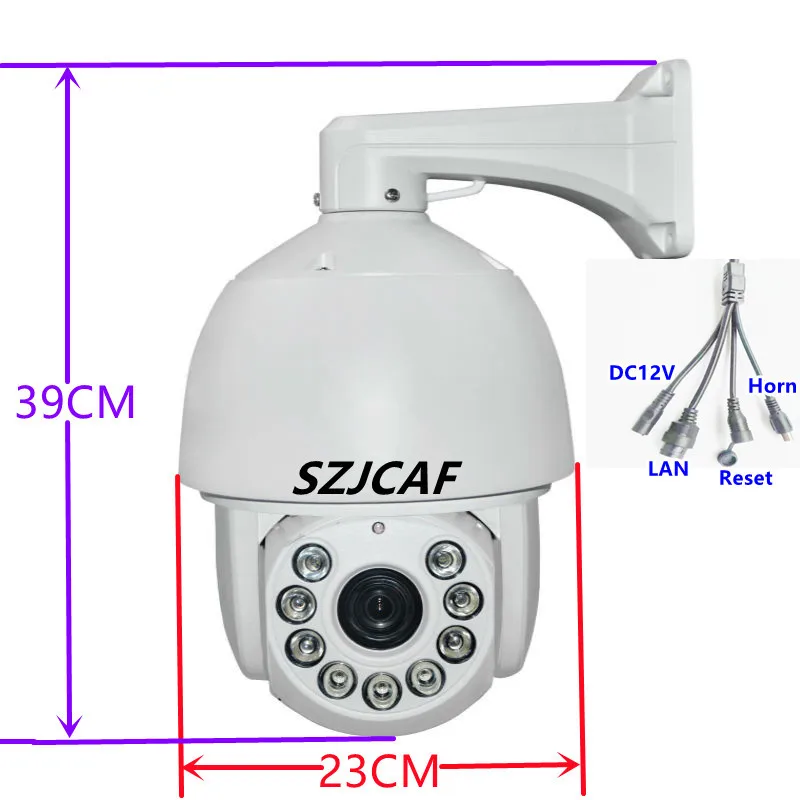 12MP 4K POE High Speed Dome PTZ IR 300M IP Camera Hikvision Protocol 4G Sim Card Outdoor Color Automatic Tracking 8MP IP Camera