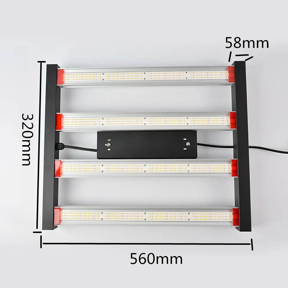 LED Grow Light with Knob Dimming for Indoor Grow Tent, Plant Clawfish, Full Spectrum, 3000W, 38731LM, 0-10V