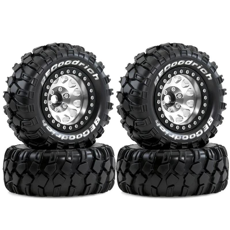 4PCS 1.9 Inch Beadlock Wheel Rims 12mm Hex for 1/10 RC Crawler SCX10 II III 90046 AXI03007 TRX4 D90