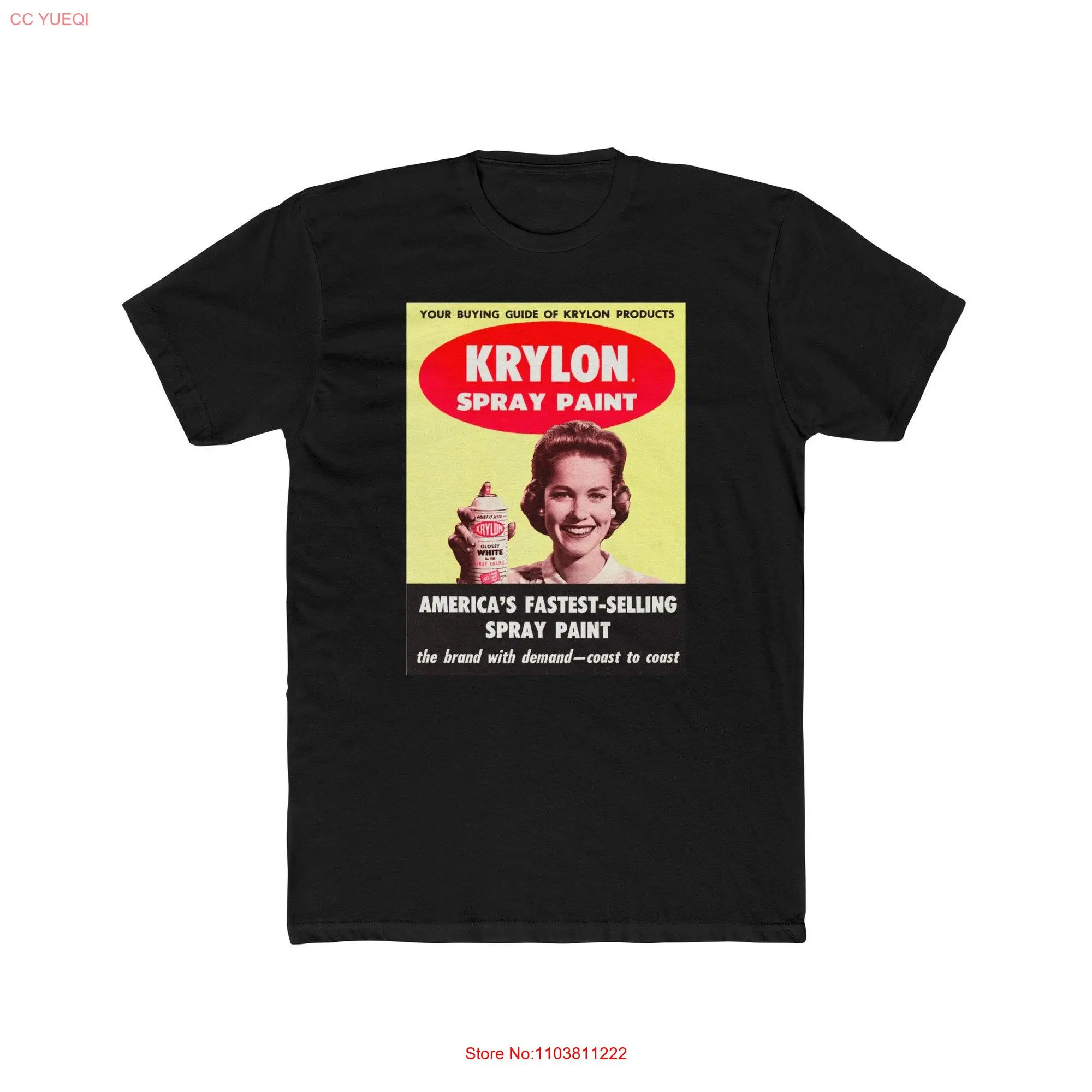 Винтажная хлопковая футболка с длинным или коротким рукавом с рисунком граффити