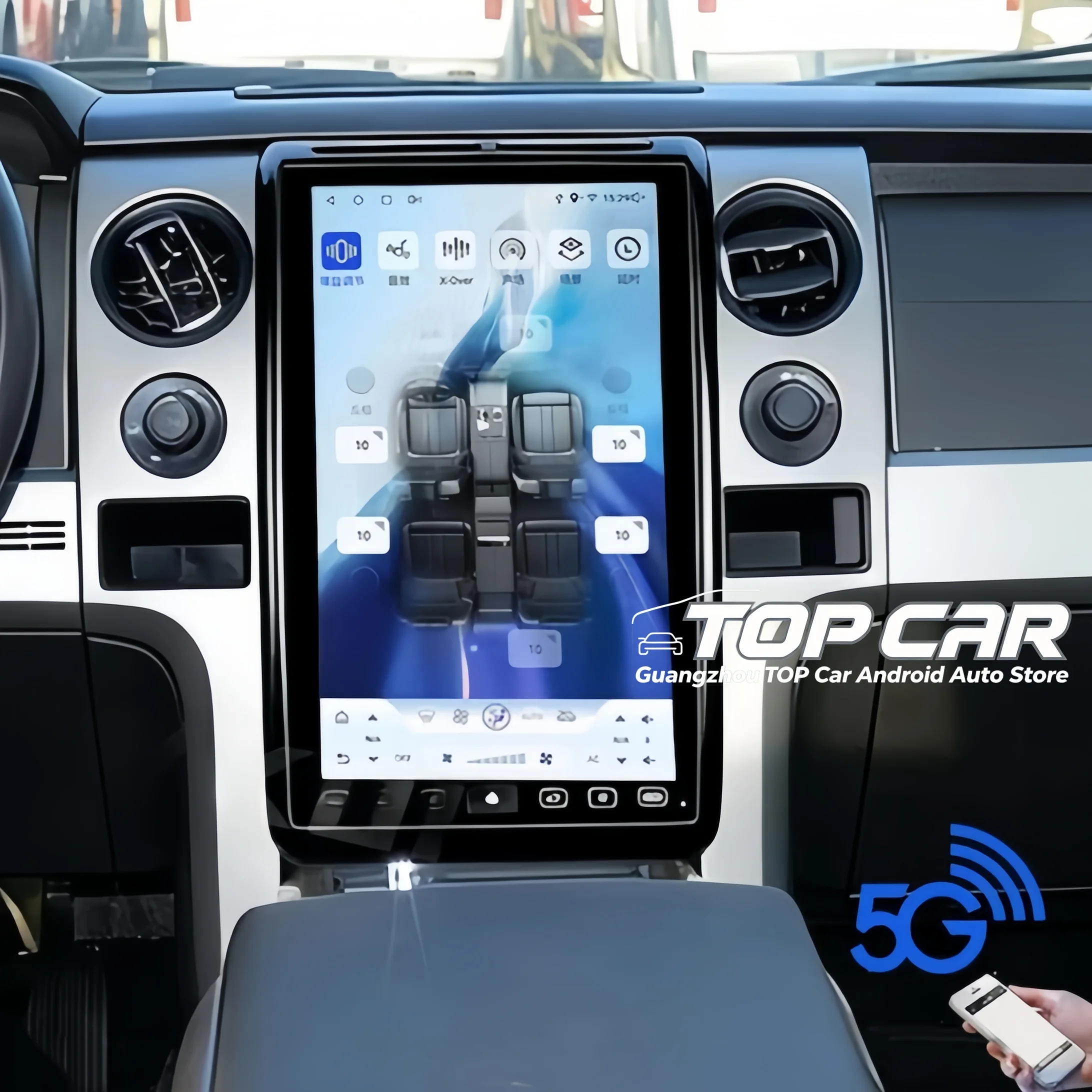 14.5inch Android15 For Ford F150 Raptor 2009-2014 Multimedia Wireless Carplay WIFI Mirror Link GPS DSP BT 4G Smart Car Systems