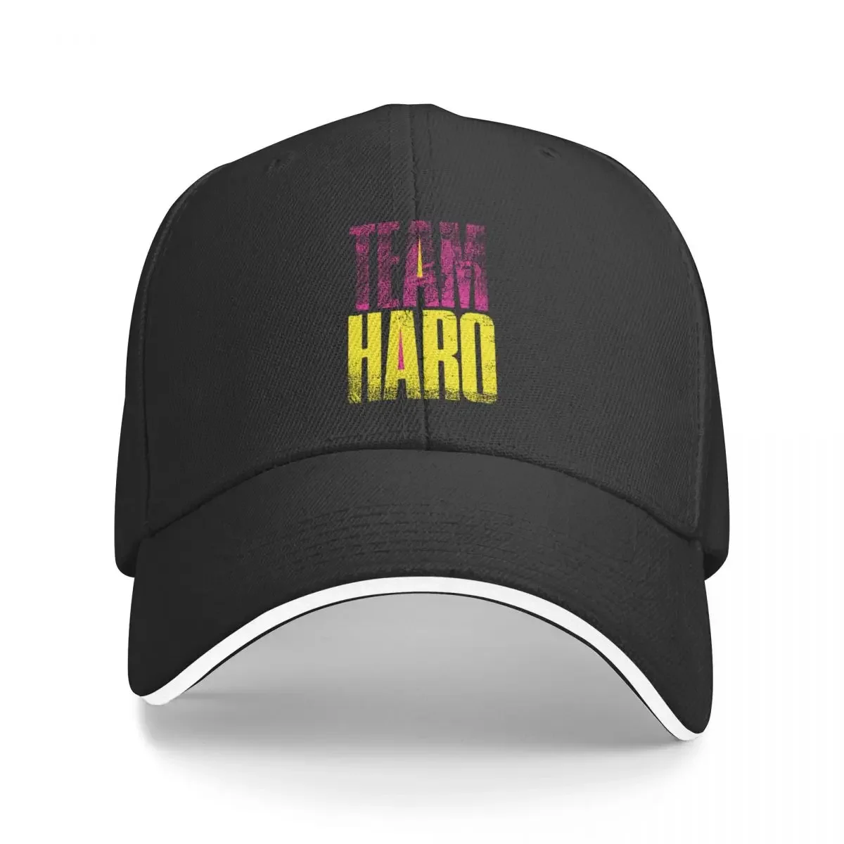 

1988 Team Haro BMX Magenta Yellow Baseball Cap Hat Man Luxury Custom Cap funny hat For Man Women's