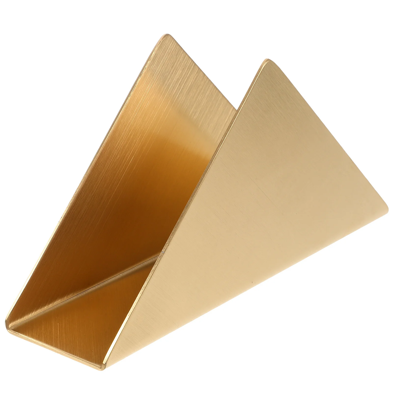 

1pc Stand-Up Box Golden Stainless Steel Napkin Holder For Office Compact Decorative Use Household Tissue Rack Metal Tissue