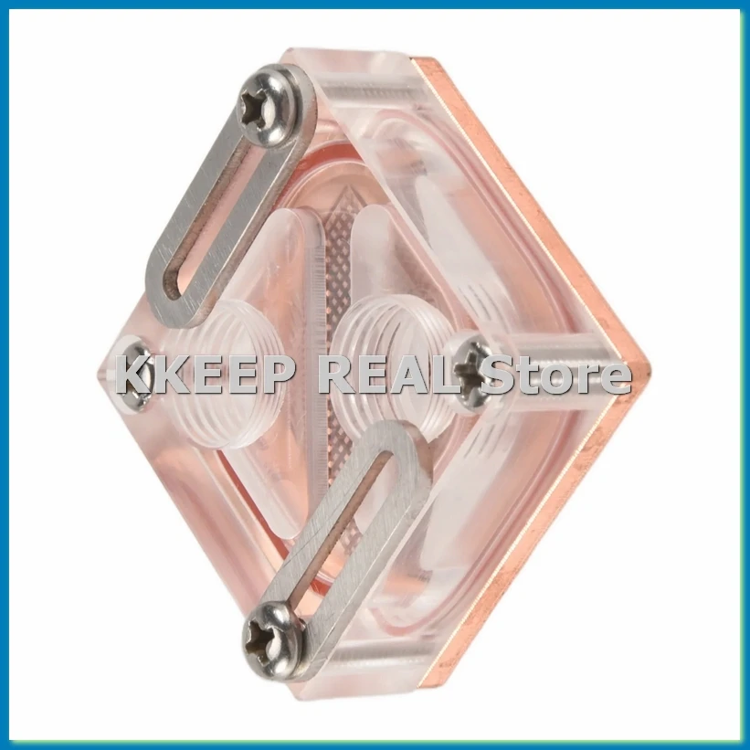 

Водоблок для чипсета, акриловый прозрачный водоблок для компьютерного охлаждения, универсальный блок для северного моста, для процессора компьютера - A33R