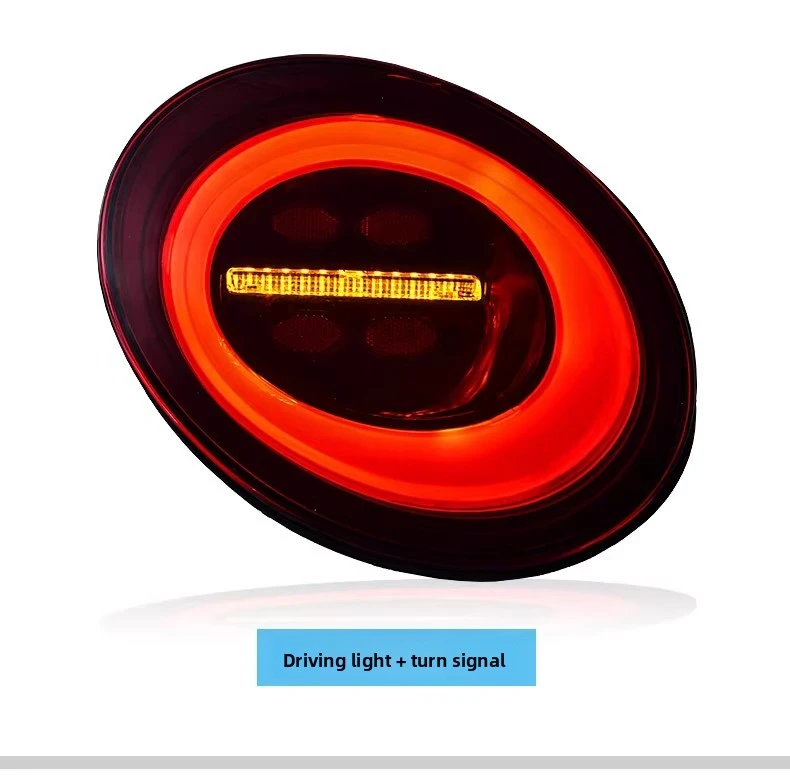 Fanali posteriori per Volkswagen VW Beetle 2006-2012 Nuovo stile Full LED Lampada posteriore Indicatore di direzione dinamico Montaggio Plug And Play