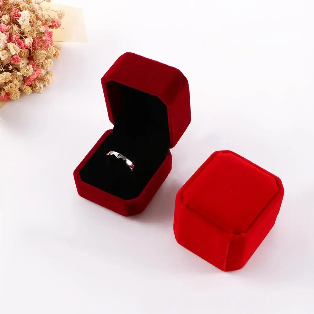 Travel Ring Holder Gift Packaging Box Square Earring Storage Jewelry Box Ring Box Earring Display Case Box Storage Organizer