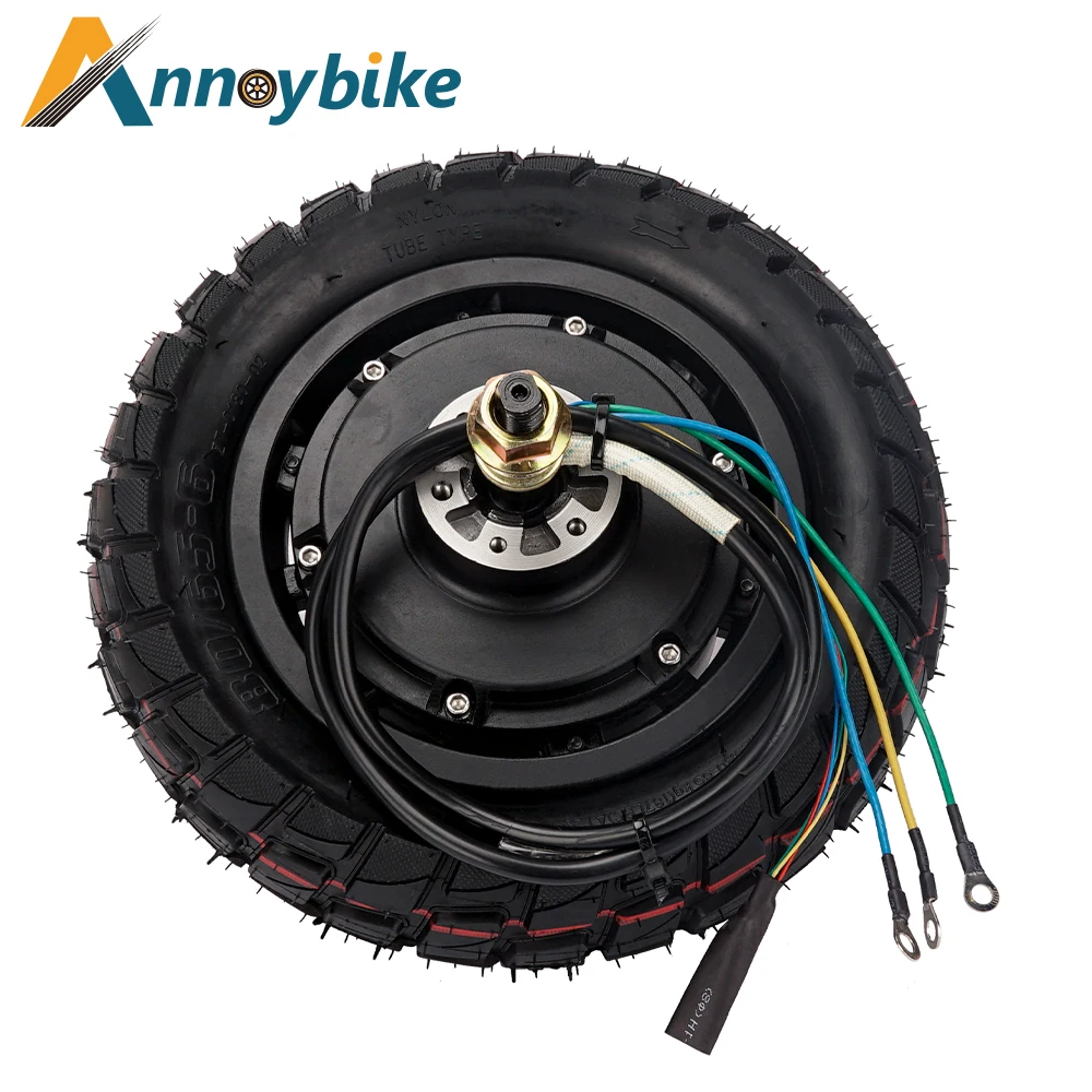 Electric Scooter Hub Motor 10 Inch 52V60V1600W3000W Powerful Motor Dish Brake Brushless E-Bike Motor Replacement For Scooter
