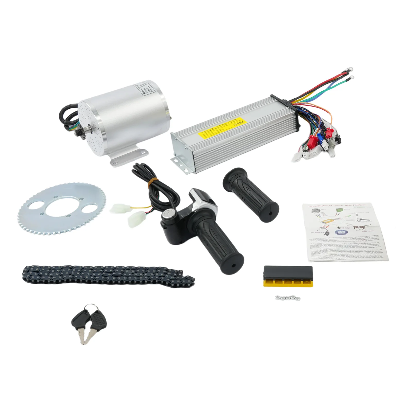 

Комплект электрического бесщеточного двигателя 48 В постоянного тока, комплект электродвигателя, комплект для переоборудования электрического велосипеда для велосипедов, скутеров, картингов