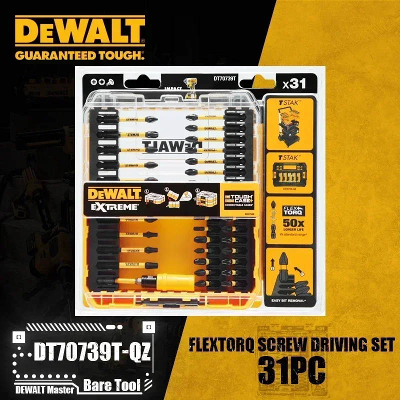 DEWALT Booraandrijving Schroevendraaierbitset DWANGFT100SET DT71563 DT70758 DT70705 DT70732T DT70730T DT70702 Accessoires voor elektrisch gereedschap