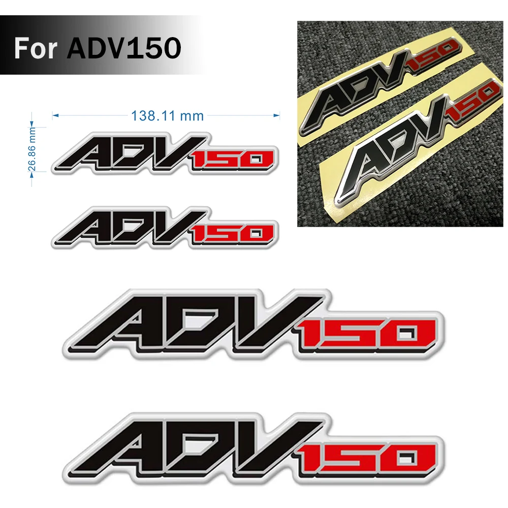 

Decals Stickers For Honda ADV 150 ADV150 Motorcycle Emblem Badge Raised Tank Pad Adventure ﻿
