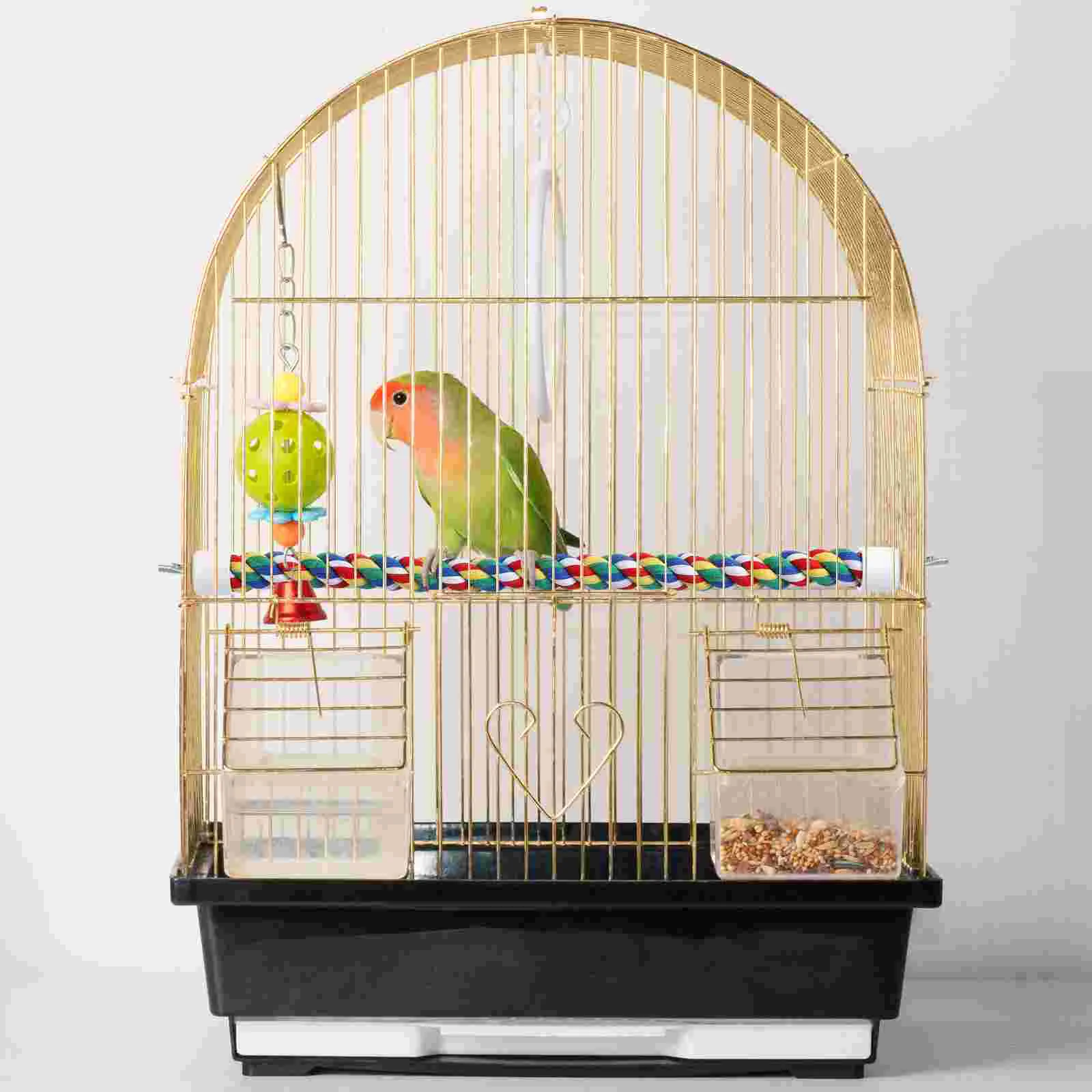 

Bird Rope for Parakeets Ferred Hammock Guinea Pig Parrot Climbing Toddler Cockatiel Perch Toy