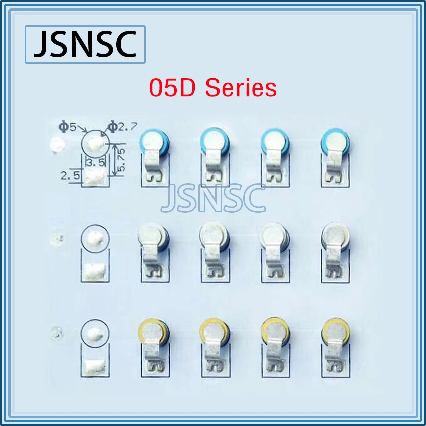 JSNSC SMD Varistor 100PCS 05D271K 05D471K 05D511K 07D271K 07D471K 07D561K 10D271K 10D471K 10D511K 10D561K blue white yellow red