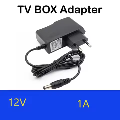 1PCS AC 100V-240V to DC 12V 1A 2000mA Converter Adapter Power Supply EU Plug For T95 H96 Max X96 For Tanix Android TV Box