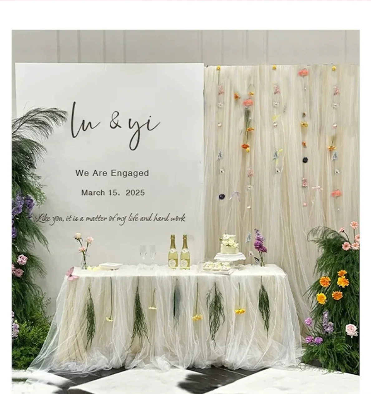 Chiffon Organza Ice Silk Table Skirting Double Layers Transparent Table Skirt Cloth Wedding Stage Party Event BirthdayDecoration