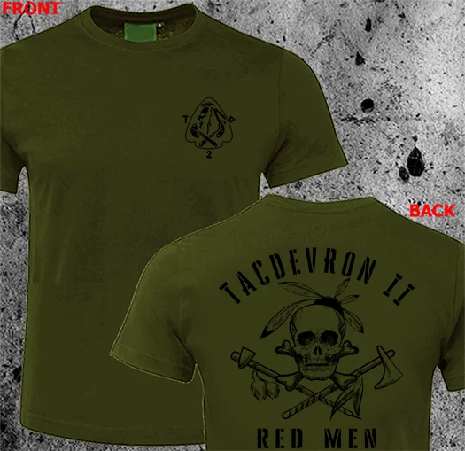 Naval Seals DEVGRU TACDEVRON Red Squadron T-Shirt 100% Cotton O-Neck Short Sleeve Summer Casual Mens T-shirt Size S-3XL