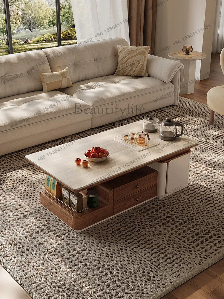 Living room coffee table household modern simple tea integrated high-end atmosphere