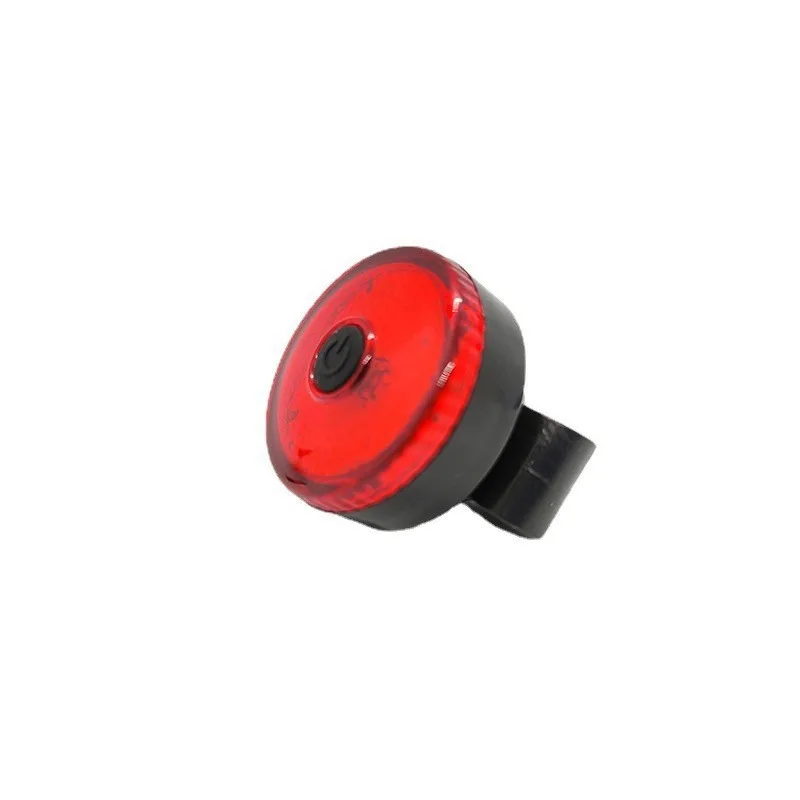 Bicycle Night Riding Mini Tail Light USB Charging Night Warning Light Mountain Bike Explosion Flash Mini Circular Tail Light