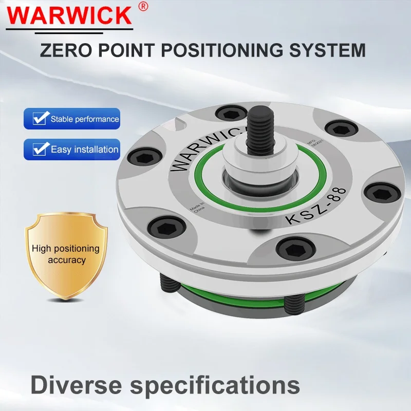 Zero Point Pallet System KSZ88 Individual Modules Automated Workholding Pneumatic High Quality for CNC Center Light Duty Cutting
