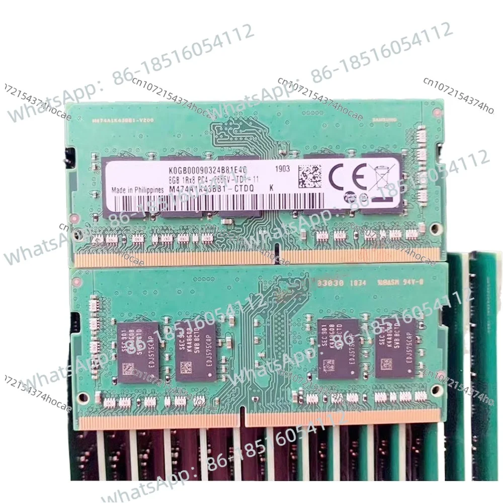 Storage Memory 8G 2666 DDR4 ECC SODIMM RS820RP+ DS1618+ DS3018xs 1RX8 8GB
