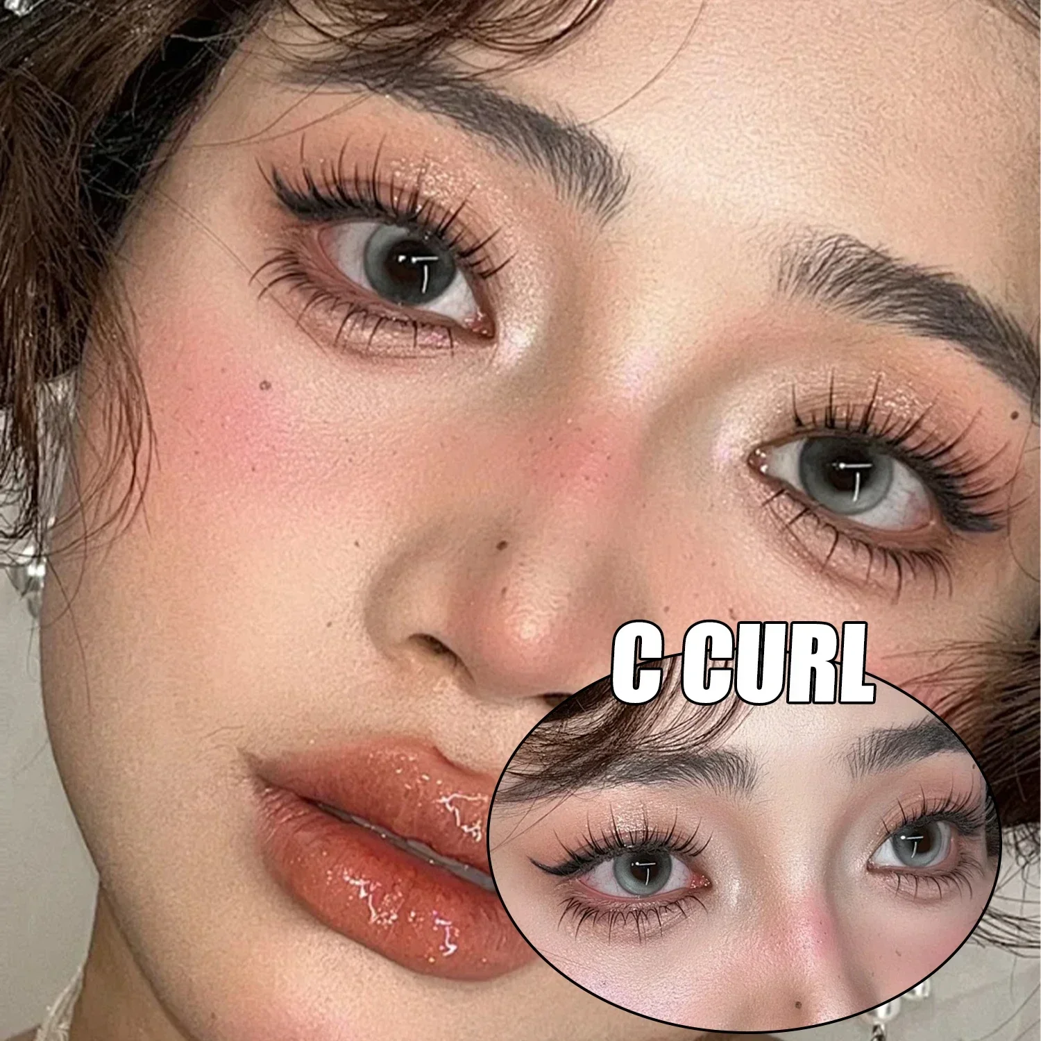 Fish Tail Wispy Lash Clusters DIY Individual Eyelash Extensions Faux Mink Natural Soft Segment False Eyelashes