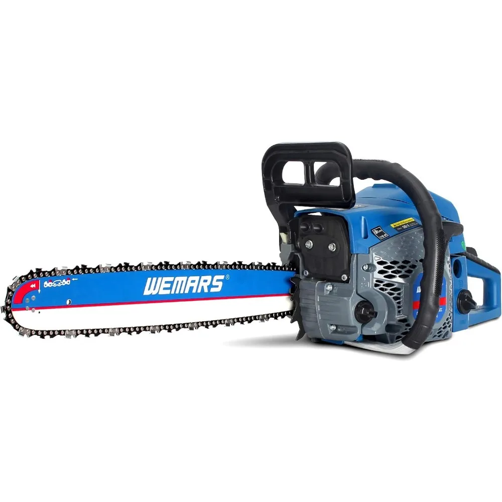 

Gas Chainsaw 52cc 18 Inch Power Chain Saw 2-Cycle Handed Petrol Chainsaws Gasoline Chain Saws Garden Tool