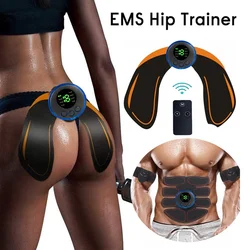 USB Rechargeable EMS Muscle Stimulator Hip Trainer Abdominal ABS Stimulator Fitness Body Slimming Massager Weight Loss Slimming