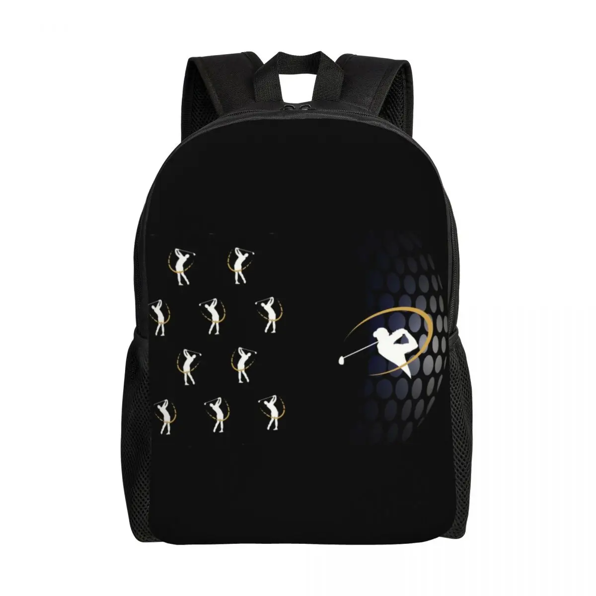 

3D Print Golf Golfing Backpacks for Boys Girls Golfer Sport School College Travel Bags Men Women Bookbag Fits 15 Inch Laptop