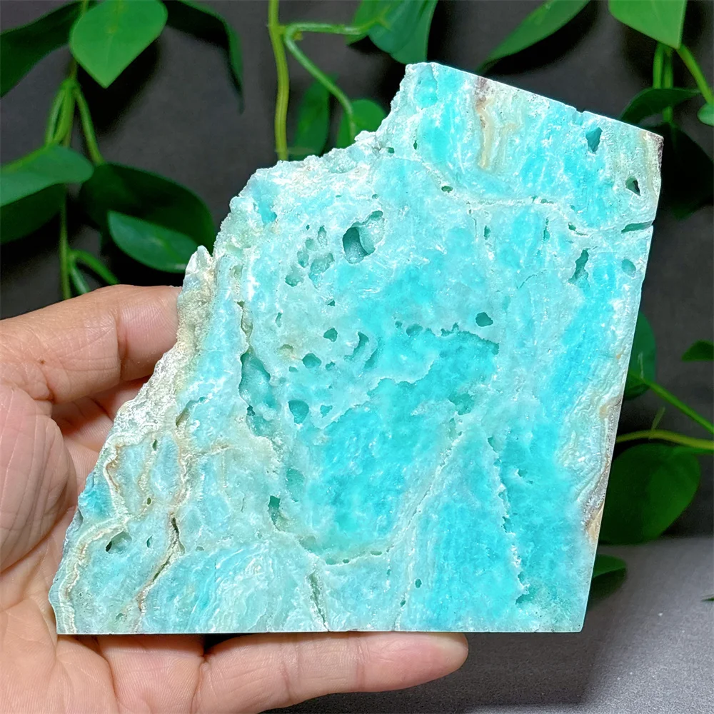 Hemimorphite Slab Crystal Natural Stone Quartz Stone Minerals Home Garden Decoration Reiki Craft Energy Healing Luck Gifts Love