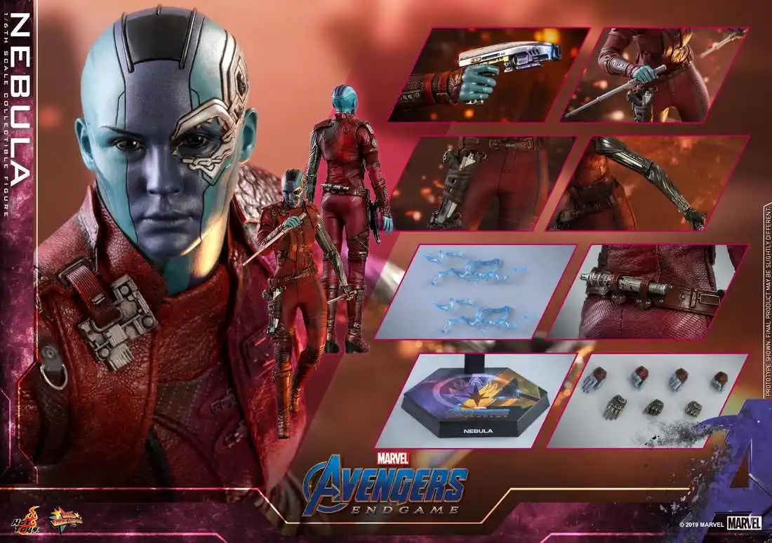 New Stock Hottoys 1/6 Avengers 4 Endgame Nebula Action Figure Ht Mms534 Christmas Toy Gift Model Collection Hobbies Toy Gifts