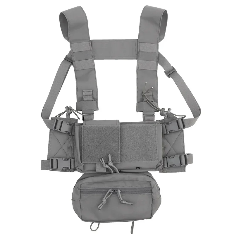 MK4 Tactical Chest Rig Breathable Quick Release Camouflage Vest Multi-Functional Expansion Mount Built-In Quick Hunting Shooting