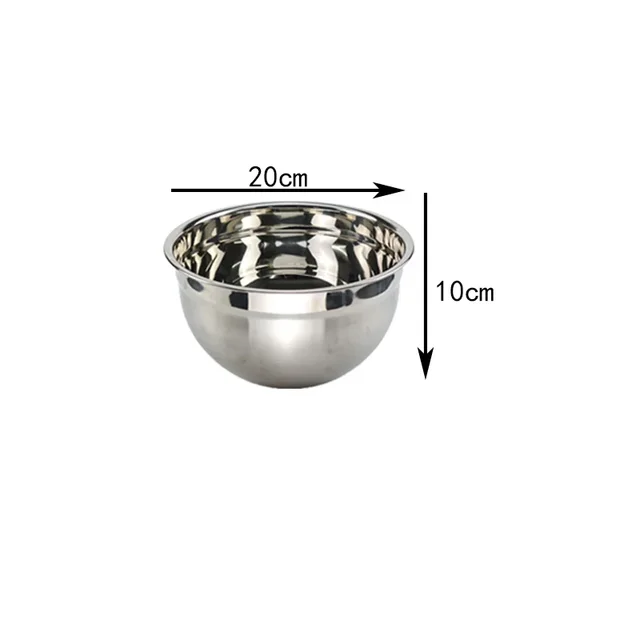 (7.6l) - 7.6l Stainless Steel Mixing Bowl, Polished Mirror Finish Tovolo Stainless Steel Mixing Bowl - 7.5 Qt 80-15750 - The Home Depot