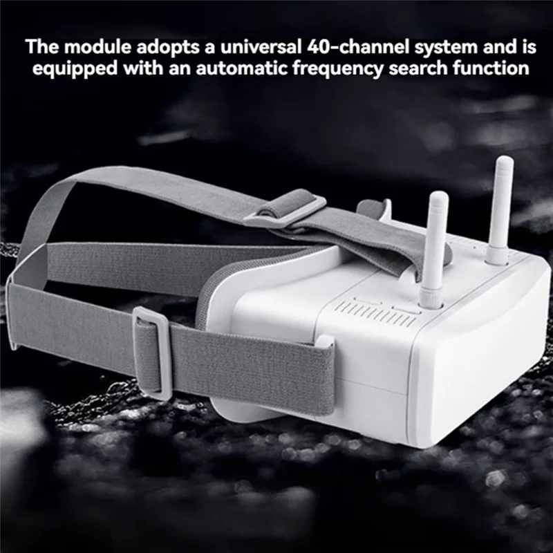 ABZW 5.8Ghz FPV ゴーグル 40CH デュアルアンテナ 3 インチ画面フォーカス調整可能レーシングドローンマイクロフープ用