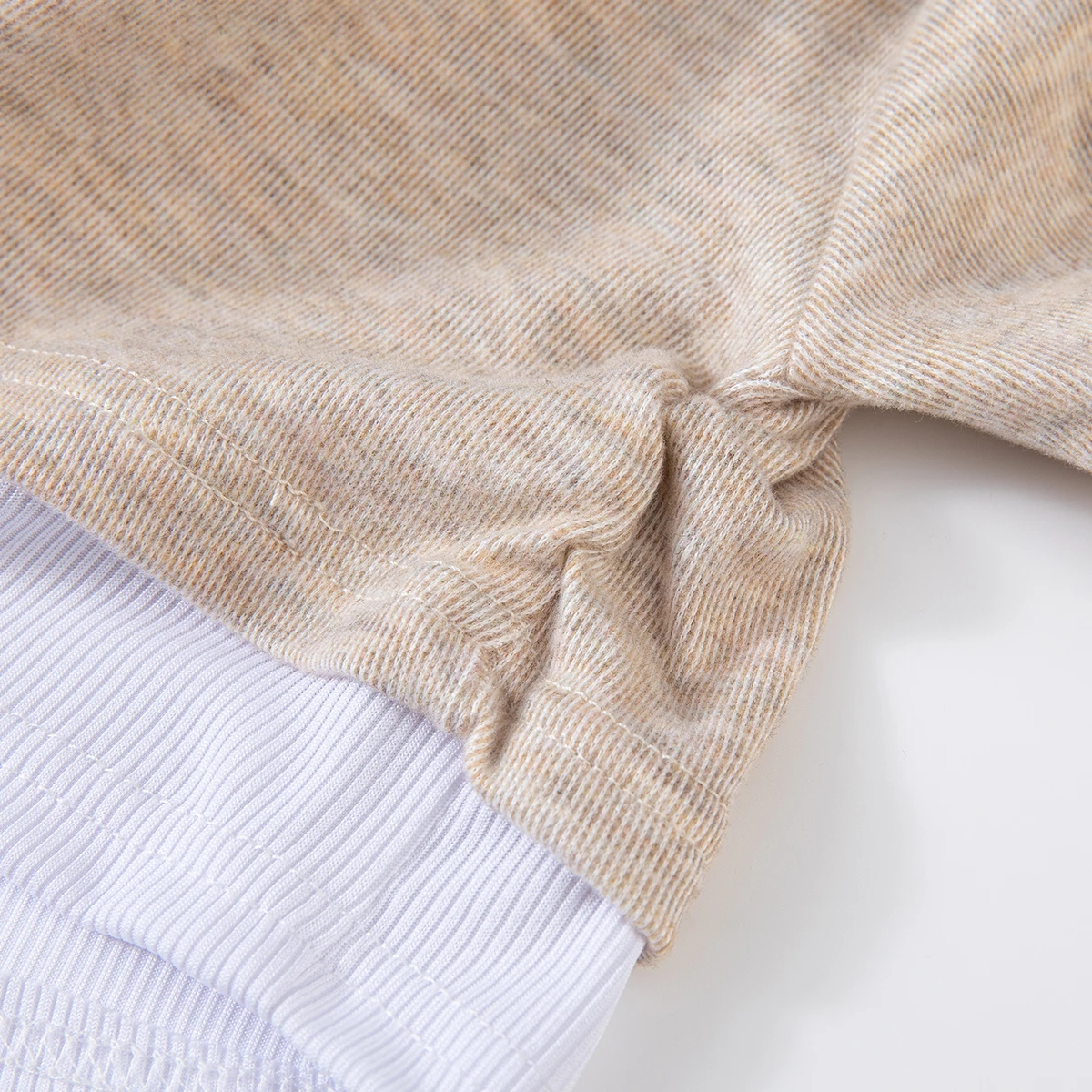 2-teiliges Set für Mädchen, einfarbig, langärmliges Oberteil und Hose für den Herbst, lässiges zweiteiliges Set, trendiges Outfit, modische Babybekleidung – Detail 5