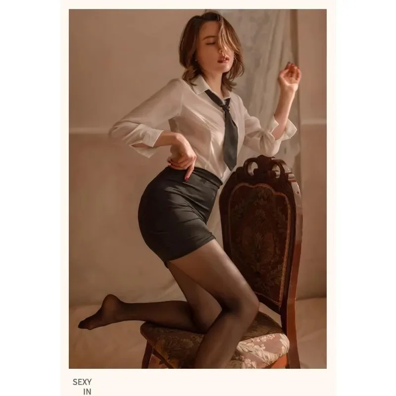 Role playing teacher, hot and tempting role playing, elastic buttocks wrapped, passionate, sexy, charming uniform, secretary set