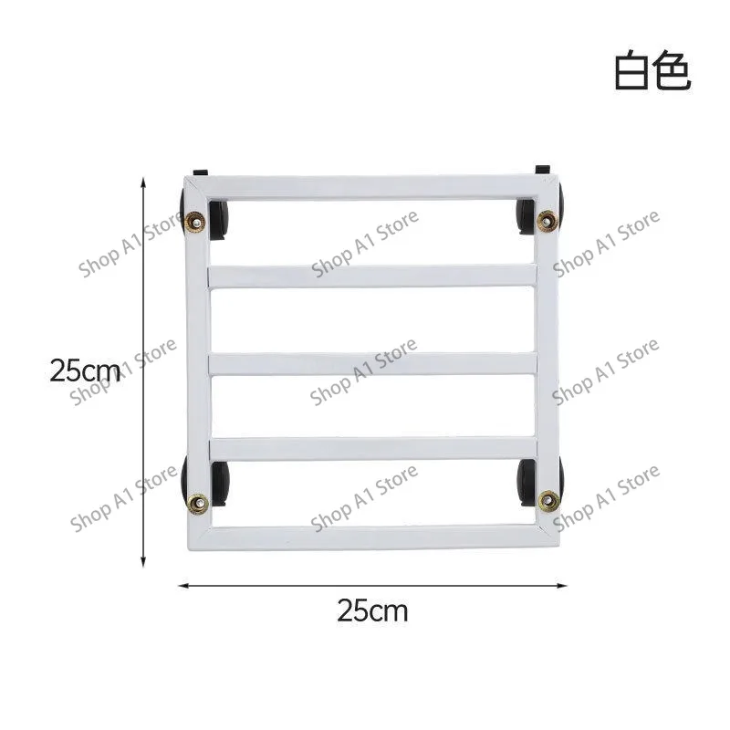 Rolling Plant Caddy with Swivel Casters, Multi-purpose Mobile Tray for Flower Pot, Bonsai & Fish Tank Stand