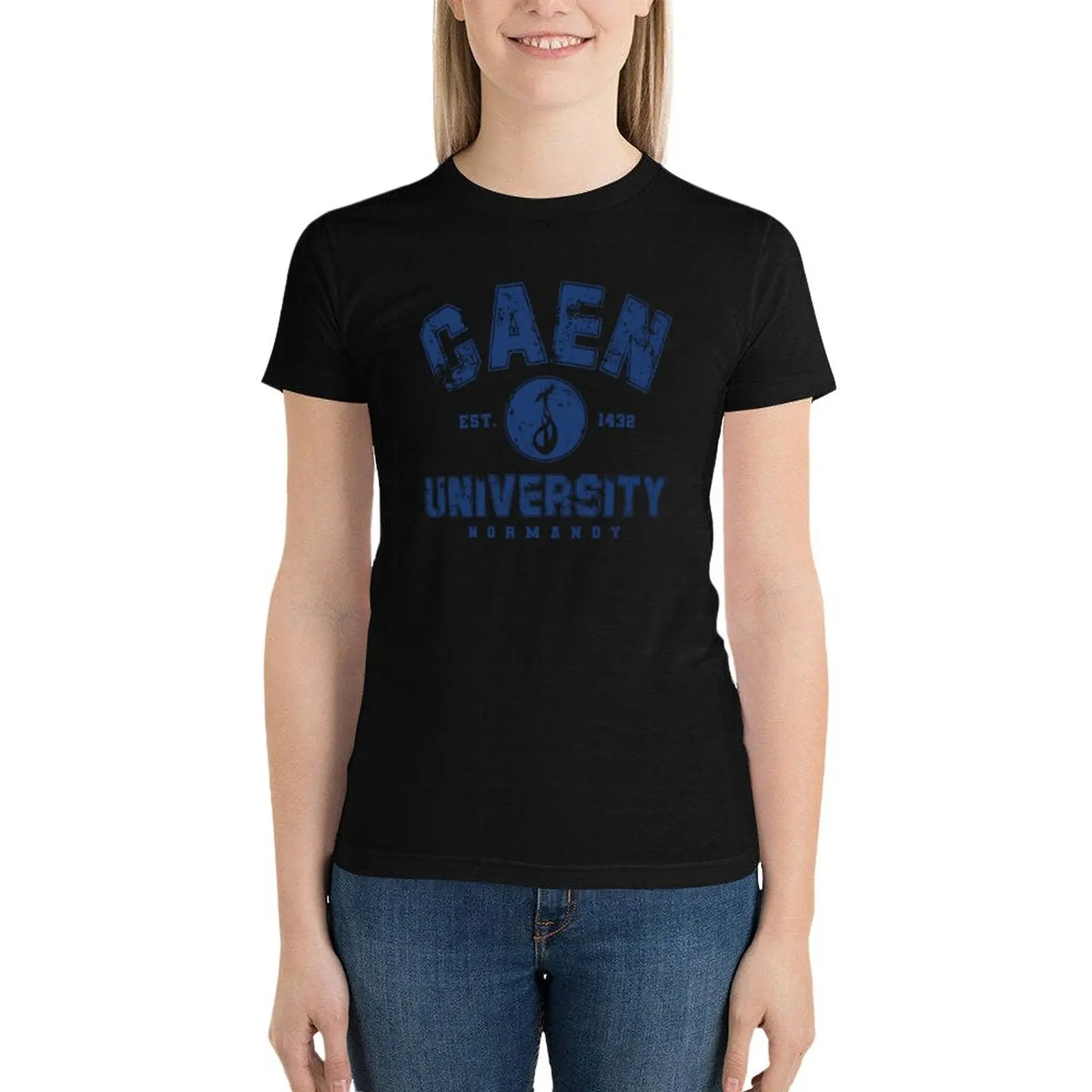 

Caen University T-Shirt tops Blouse cute tops graphic t-shirts for Women