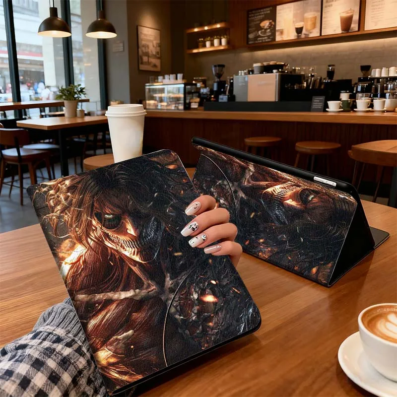 Comic A-Attack on Titan Soft For Xiaomi Redmi Mi Pad 8 7 6 5 4 2 SE K Pro Max Ultra Inch Tablet Case
