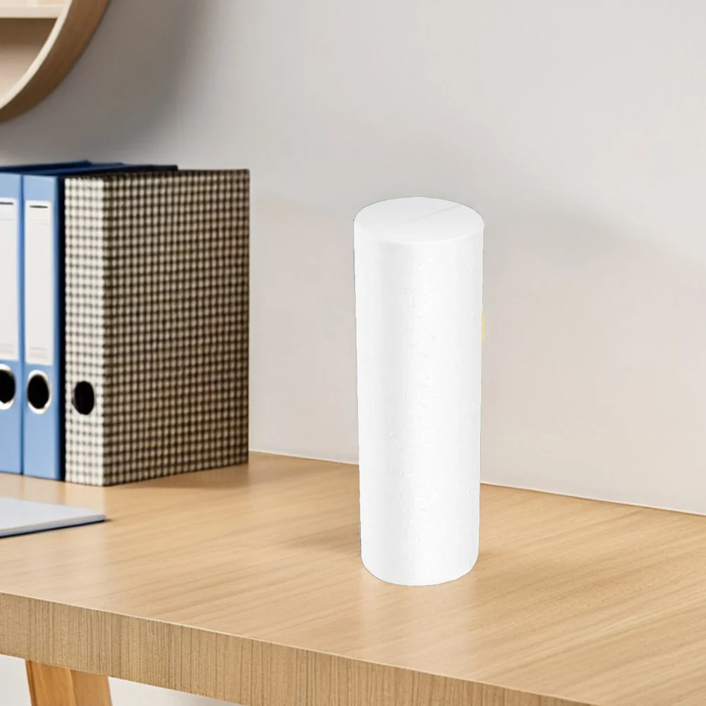 

12pcs Cylinders 20X6Cm Solid Tubes For Crafts Geometric Solids Learning Tools Diy Craft Foam Rods Polystyrene Blocks Modeling