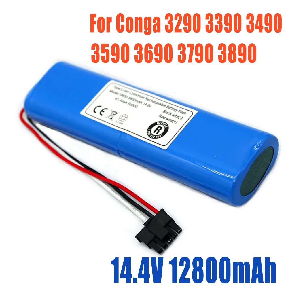 Original Rechargeable battery For Conga 3290 3390 3490 3590 3690 3790 3890 Sweeping Mopping Robot 14.8V 3200mah Vacuum Cleaner