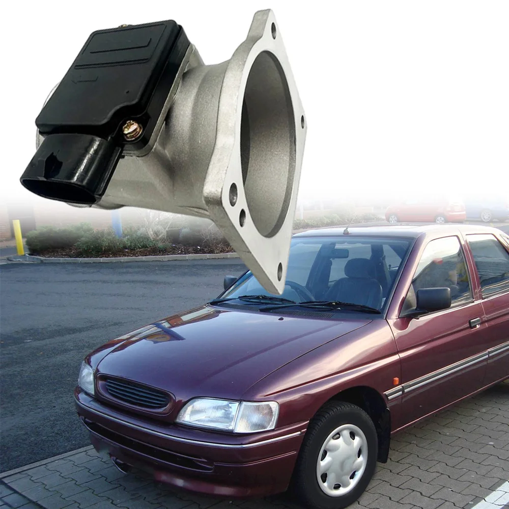 

Mass Air Flow Sensor Assembly for Ford Escort Ranger Taurus Mazda B2300 B3000 Mercury Sable Tracer 1994-1995 F37F-12B579-FA