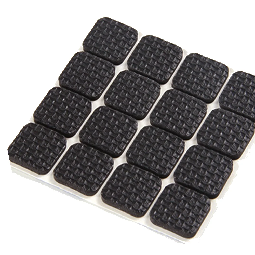 Adhesive Rubber Furniture Feet Floor Protector Pads Anti-Skid Scratch DIY Resistant Mats Table Legs Stools Chairs Protect