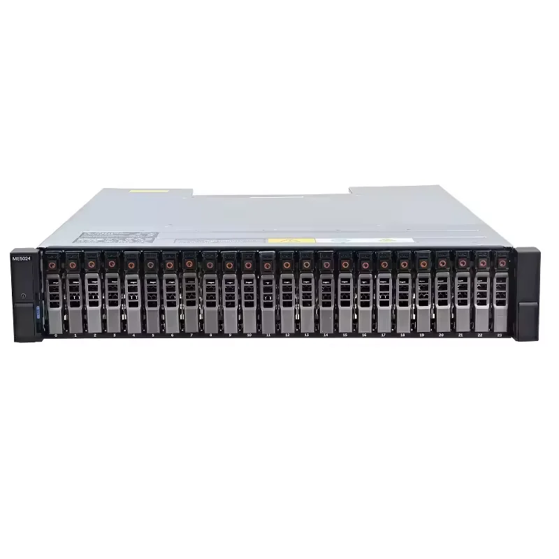 PowerVault ME5024 almacenamiento personalizado, almacenamiento de matriz con 8x SFP +, FC32, 32GB