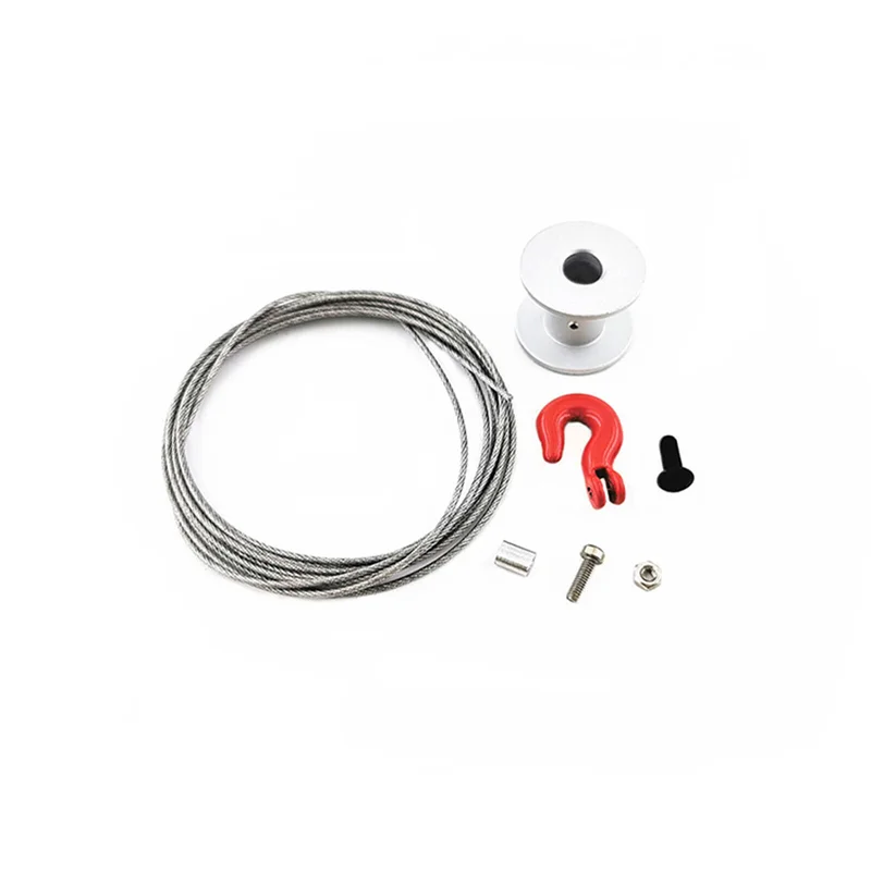 OEM Replacement 25T Servo Winch Steering Gear Winch Set for  1/10 Axial SCX10 t4 D90 RC