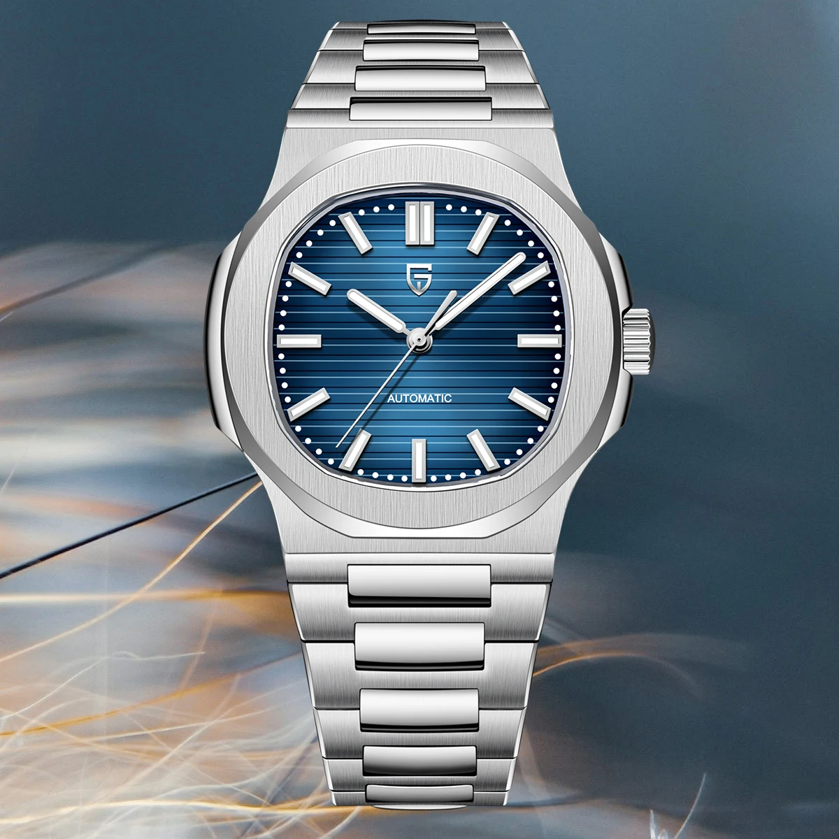 2026 جديد PAGANI تصميم ساعة رجالي العلامة التجارية الفاخرة الميكانيكية التلقائية الفاخرة AR الياقوت ساعة زجاجية للرجال 100 متر مقاوم للماء #1