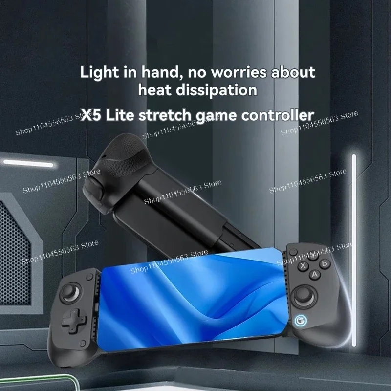 Y60A Hall Effect Joystick Portable Mobile Gaming Controller for X5 Lite - Pink Android Gamepad