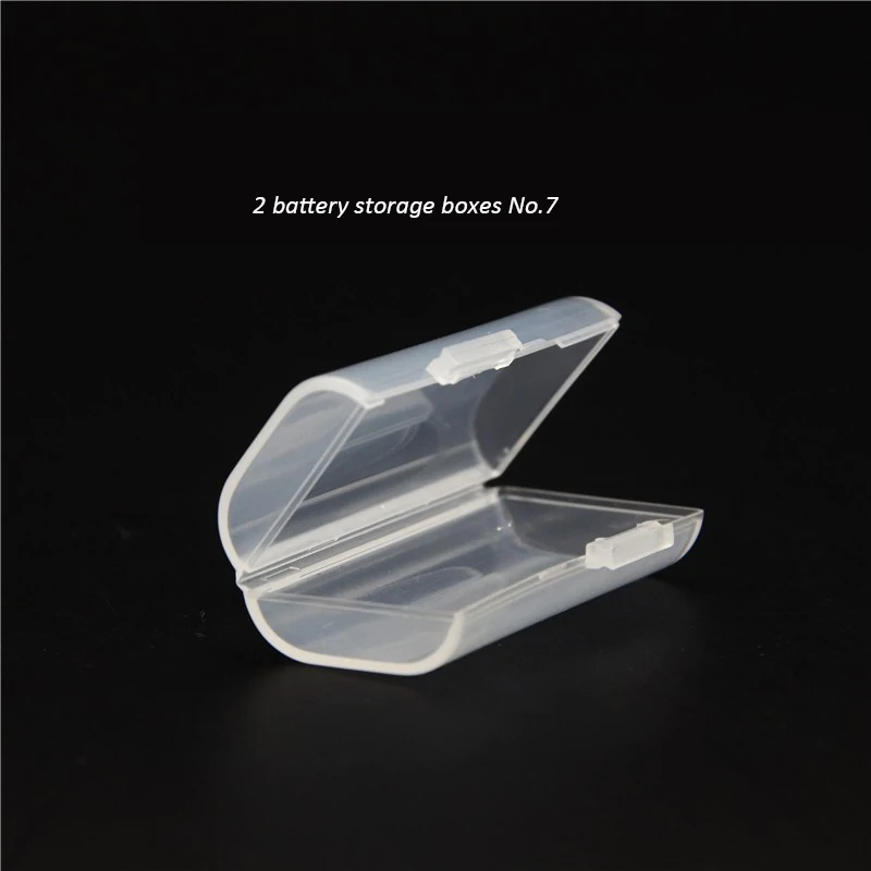Battery Holder AAA Battery Box Durable Hard Plastic Transparent  Case Holder Battery Box  Battery Storage Case