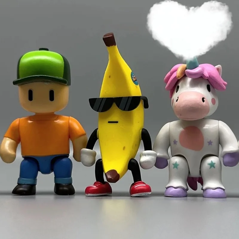 Stumble Guy Figura de anime Dino Monster Banana Man Cactus Alien Unicorn Model - Rara edición limitada juguete para regalo coleccionable