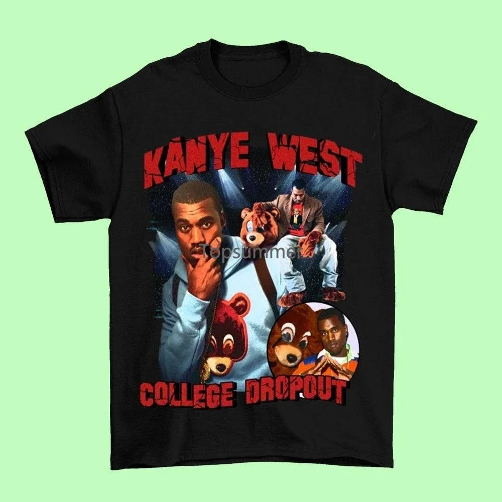 

Kanye West Shirt Kanye West College Dropout T Shirt Kanye West Rapper Hiphop T Shirt For Fan