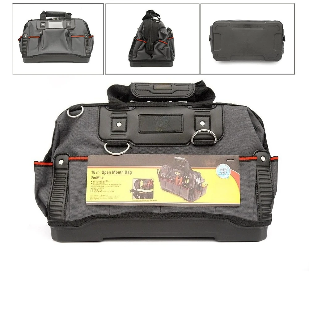 

16 Inch Tools Multi Access Duel Sided Shoulder Strapped Bag Electrician's Repair Storage Bag