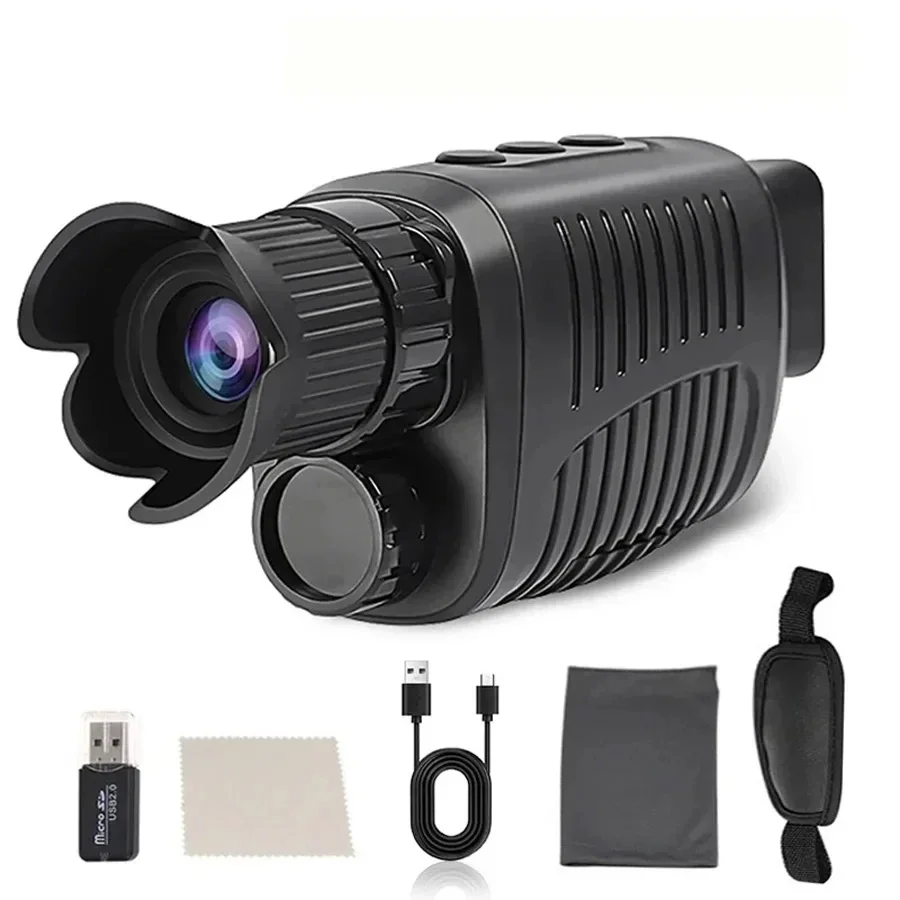 Digital Monocular Night Vision Infrared Optical 5X Zoom Photo 300M Long Range Telescope For Hunting Monocle Night Vision